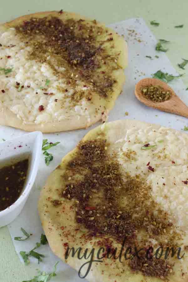 Zaatar Cheese Manakeesh