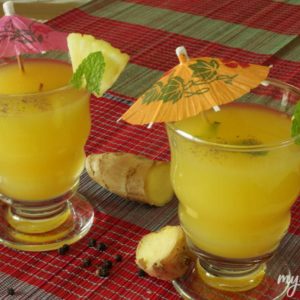 pineapple ginger mint juice
