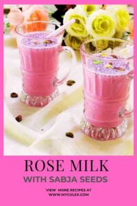 Rose milk pin