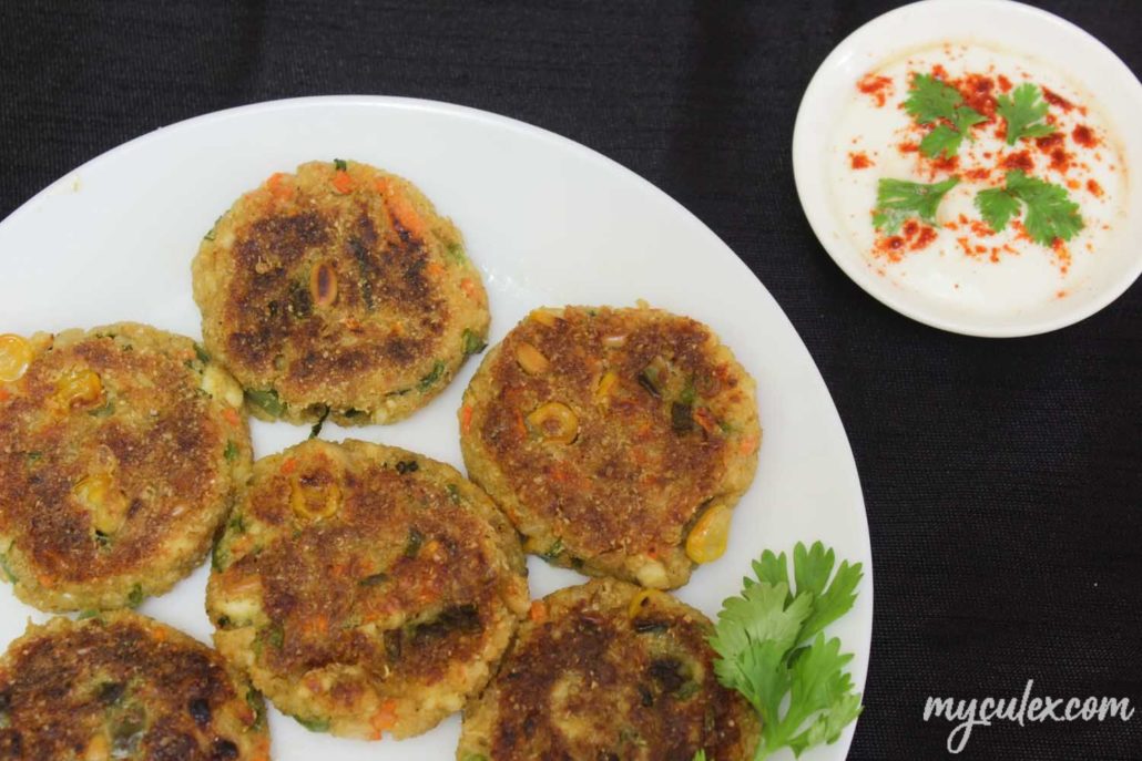 Quinoa Oats and Nuts Patties • My Culinary Expressions