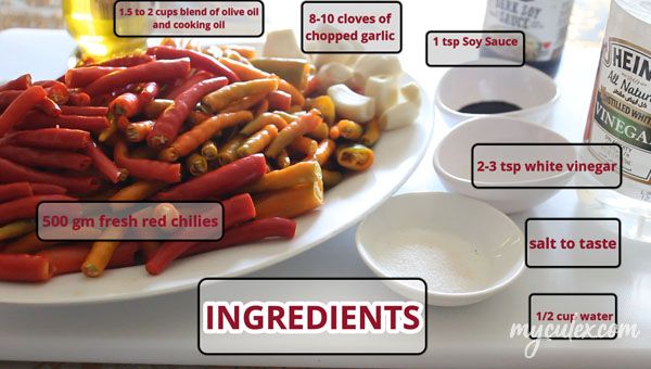 hot chili garlic sauce ingredients 