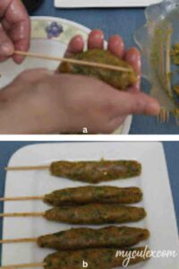 Shaping kabab