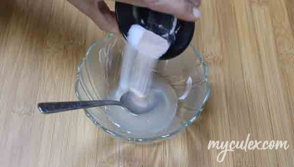2. Add table salt and black salt