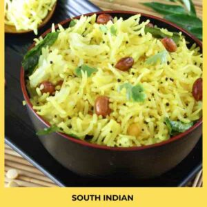 South Indian Lemon Rice Pin
