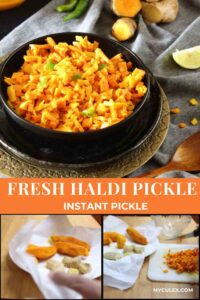 instant turmeric pickle pin for later