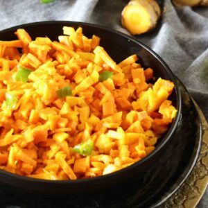 Instant raw turmeric pickle pin it