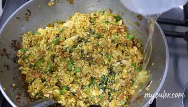 11. Paneer Bhurji . Add little water.