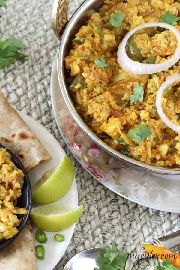 Paneer Bhurji recipe | Scrambled Cottage Cheese