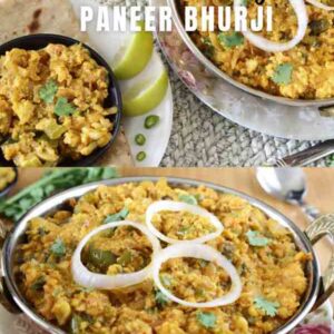 Paneer bhurji restaurant style pin recipe