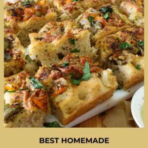 Focaccia bread pin