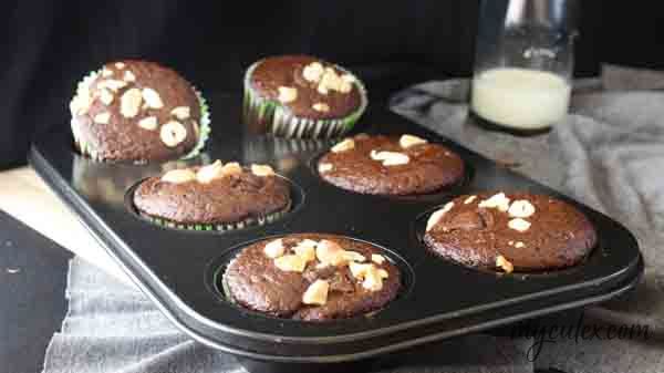 10. chocolate muffins are ready