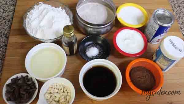 chocolate muffins ingredients