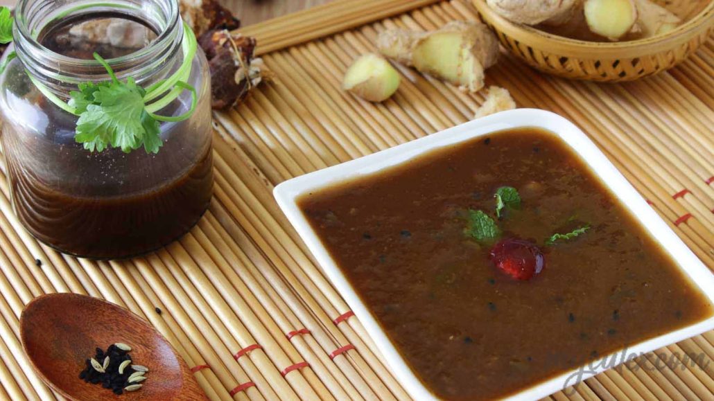 Tamarinf Jaggery Sauce with Ginger
