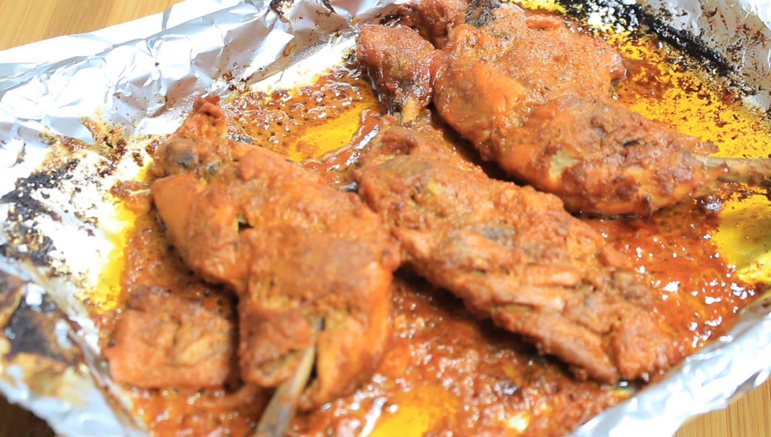 Tandoori Chicken Whole Legs (Bake and Broil) • My Culinary
