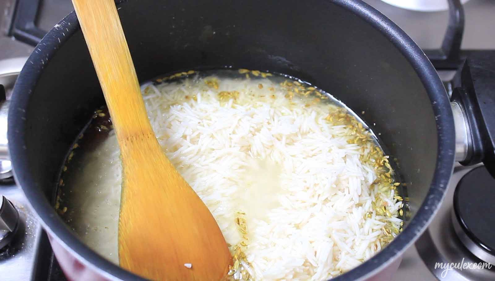 3 Add rice Tairi (Tahiri- Tayri -Tehri) | Sindhi Sweet Rice