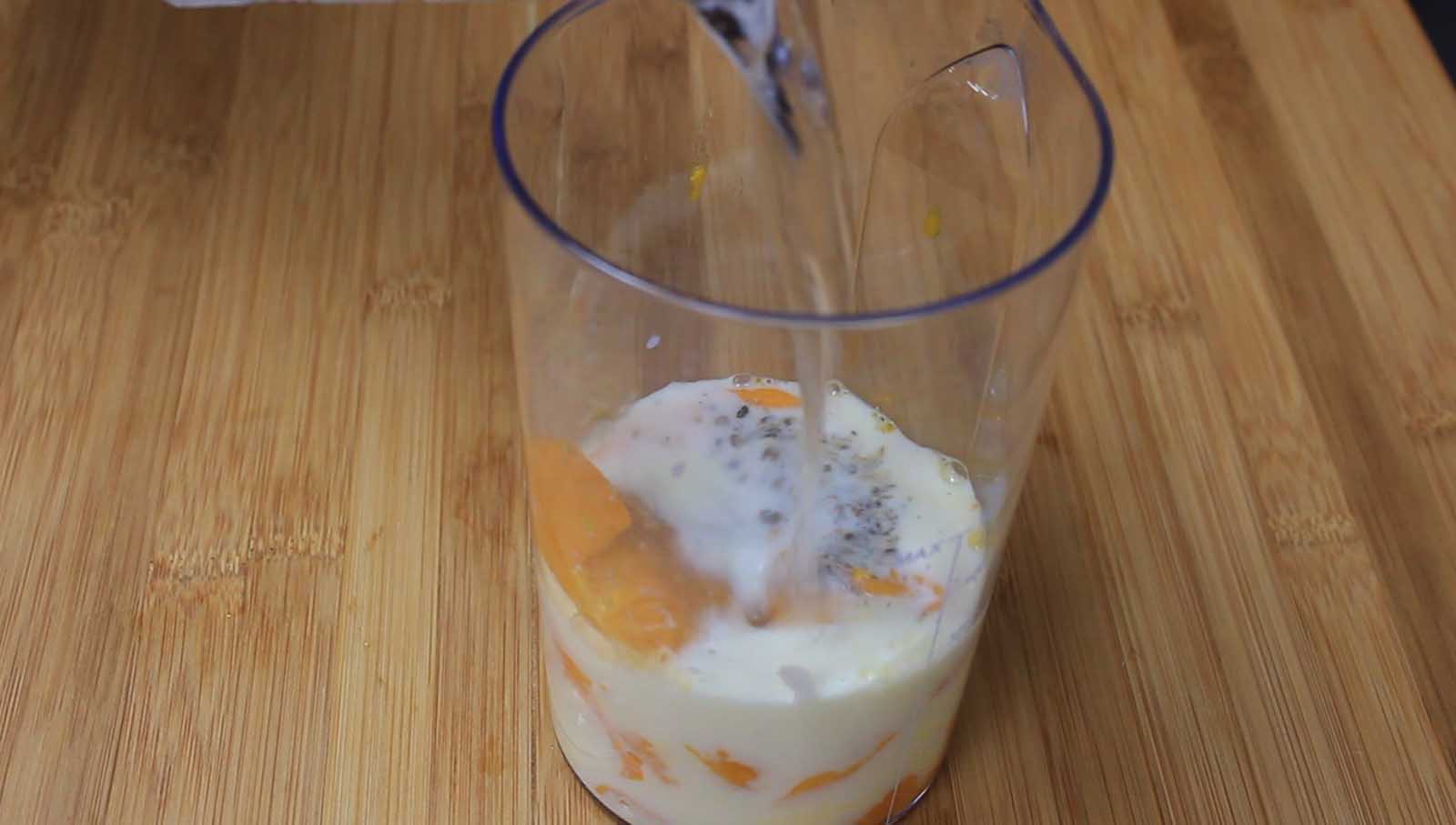 7 add ingredients mango shake