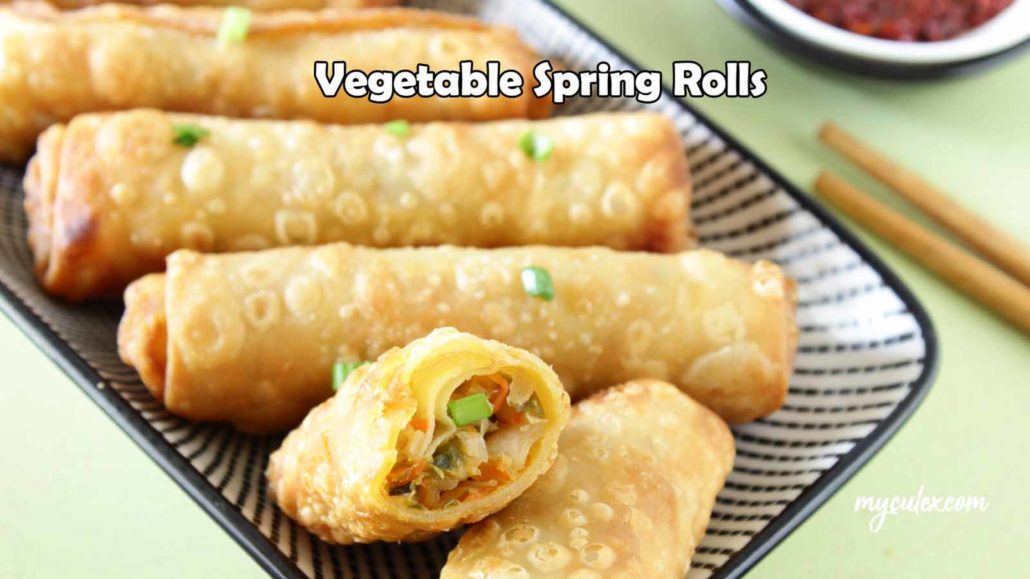 Crispy Spring Rolls | Vegetable Spring Rolls
