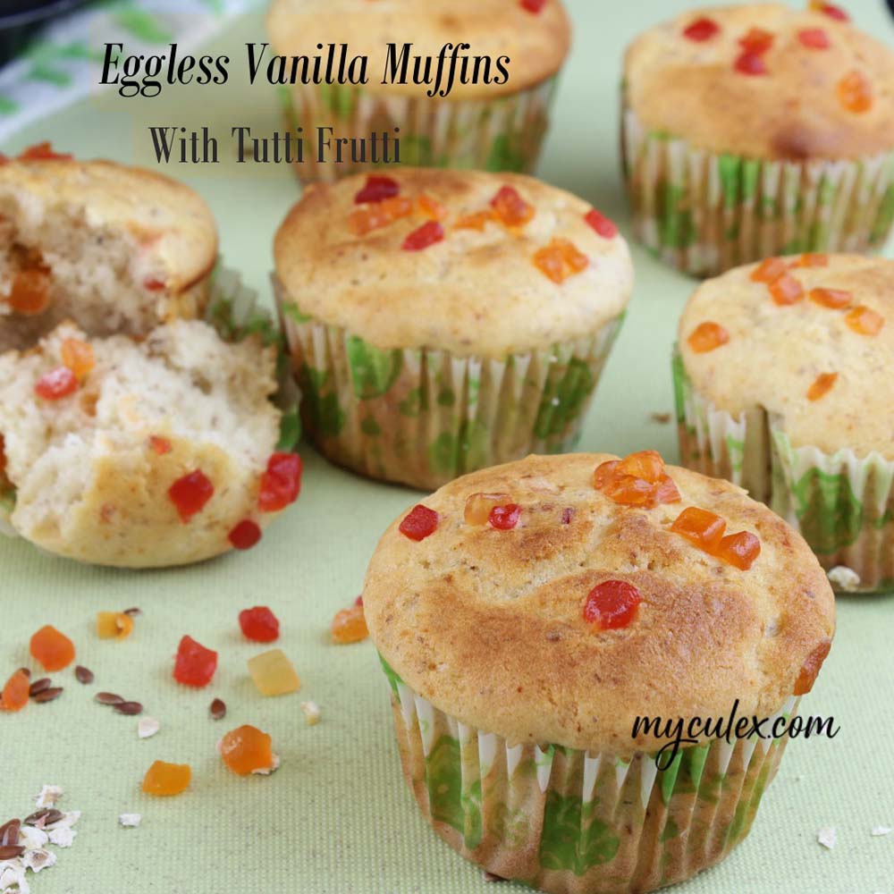 Eggless Vanilla Muffins2