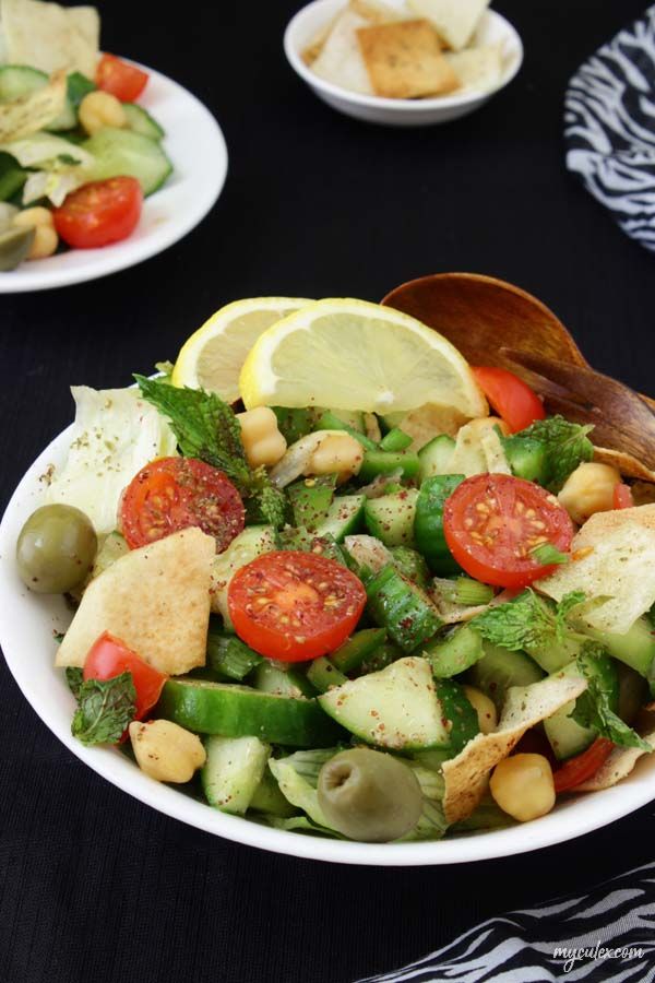 Chickpeas Fattoush Salad