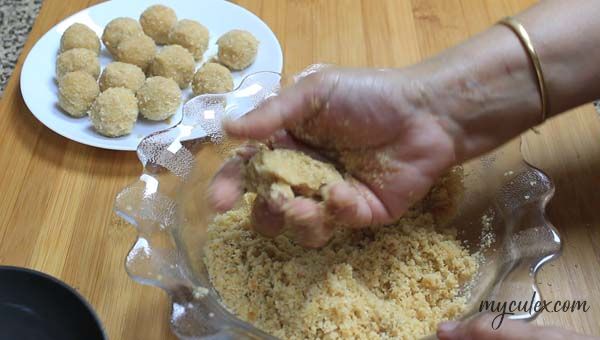 churi laddoo form balls