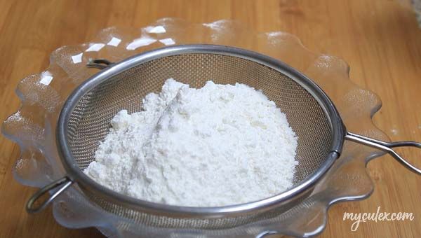 sift flour, salt baking powder
