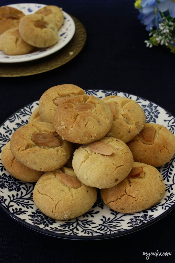 3-Flour Nankhatai Shortbread Cookie