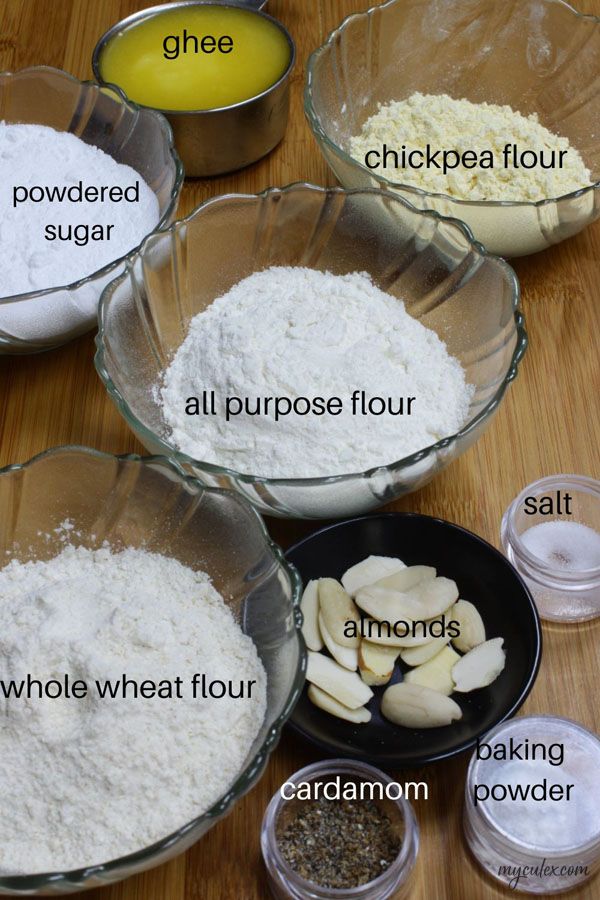 3 flour Nankhatai