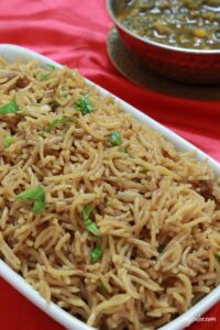 Caramelized Onion Rice | Bhuga Chawal• My Culinary Expressions