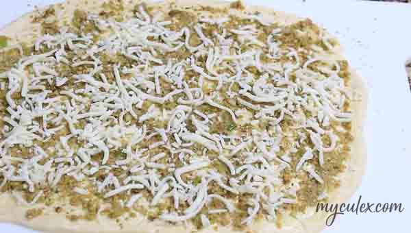 16. Sprinkle grated cheese