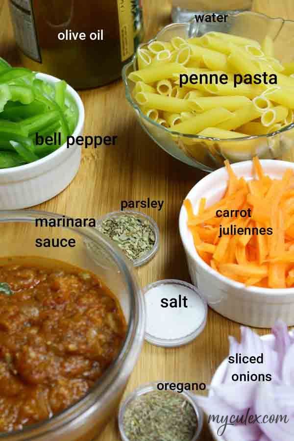 marinara pasta ingredients