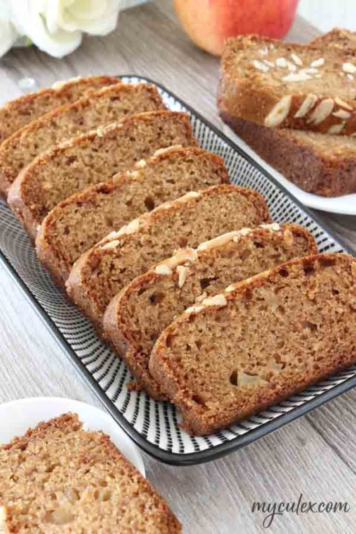 Eggless Spiced Apple Cake