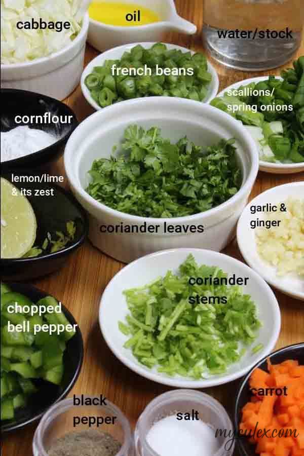 lemon coriander soup ingredients