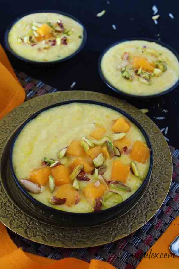 Creamy Mango Phirni Dessert