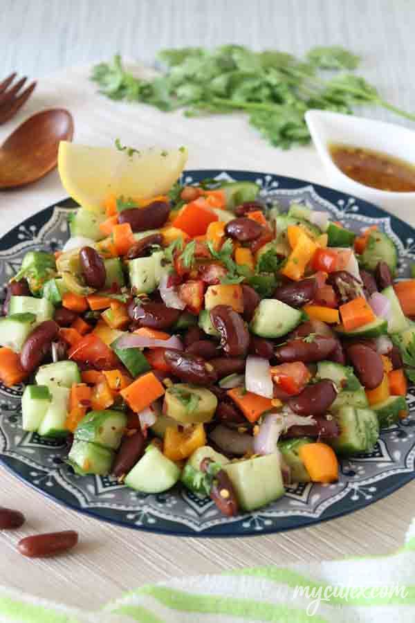 Red Kidney Bean Protein Salad