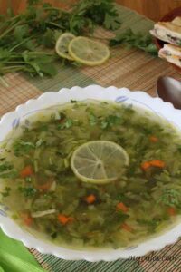 zesty lemon coriander soup feature 2