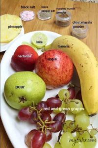 indian fruit chaat ingredients