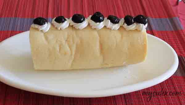 17. Decorate Swiss Roll as desired
