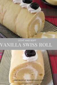 Swiss Roll Cake pin for later