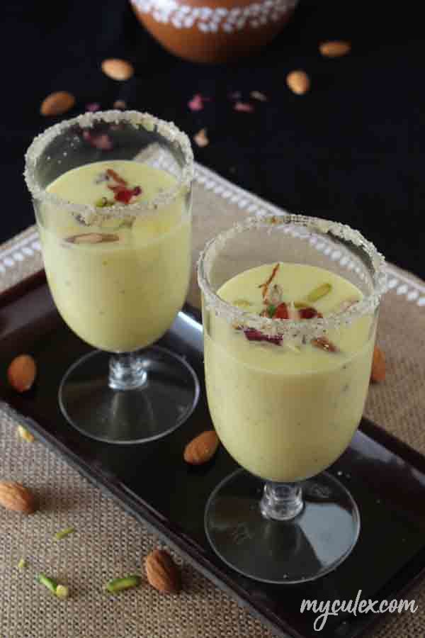 Badam (Almond) Shake – with Dairy Milk