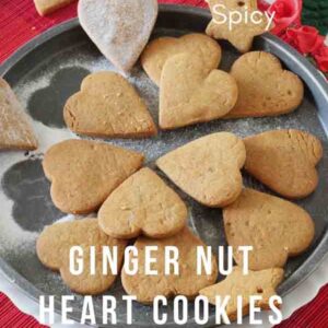 ginger nut cookies pin recipe