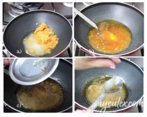 3. stages of sugar syrup.