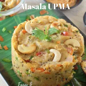 Vegetable Masala Upma pin recipe