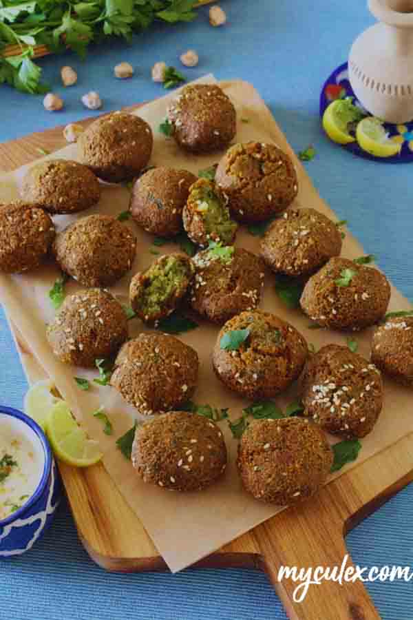 Middle Eastern Crispy Falafel Recipe Homemade Vegan Falafel • My Culinary Expressions 9255