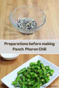 Preparation for Panch Phoron Chili