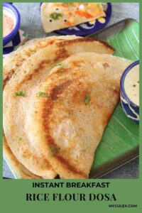 instant rice dosa pin for later - 1