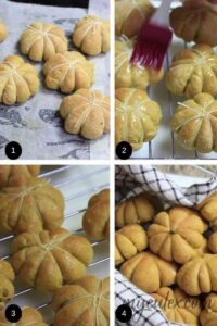 pumpkin bread baking