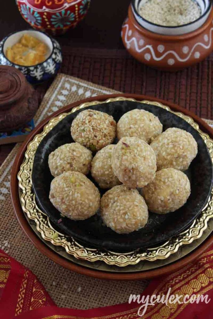 Til Gud Laddu recipe | Sesame Jaggery Ladoo